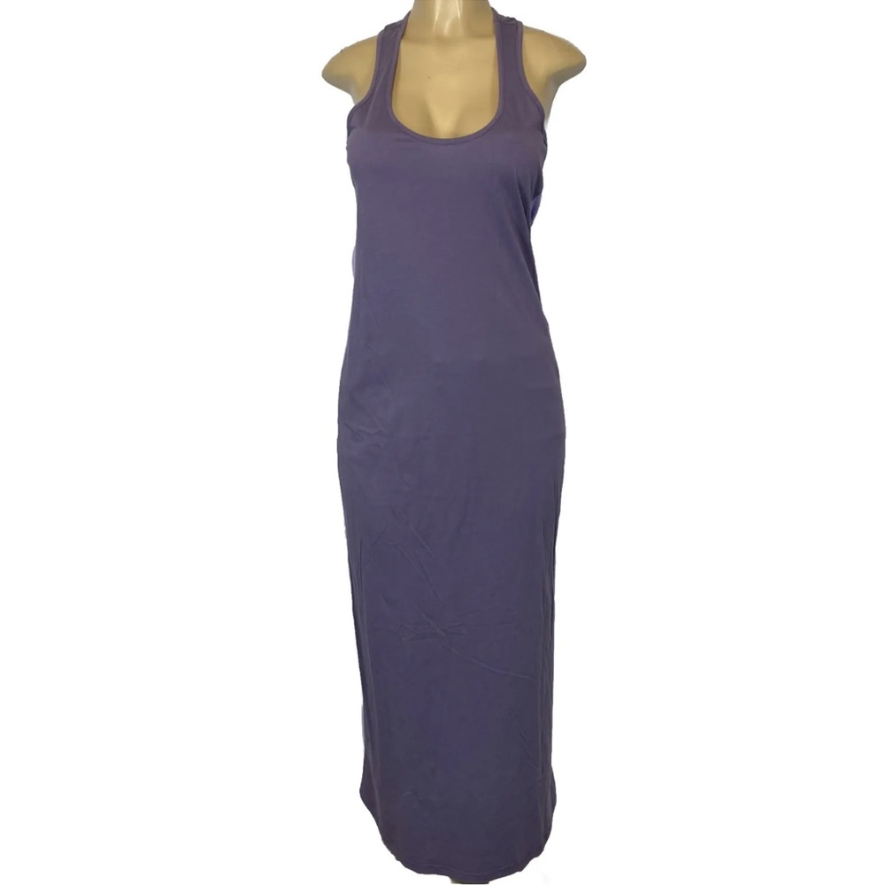 Johnny was Calme purple sleeveless tank maxi dress women’s size S new stretch